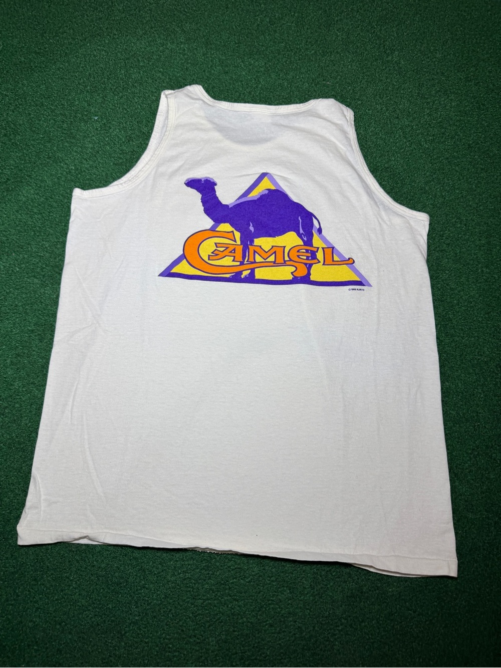 Camel Cigarettes Tank Top XL Vintage Grunge Graphic Sleeveless T Shirt 90s